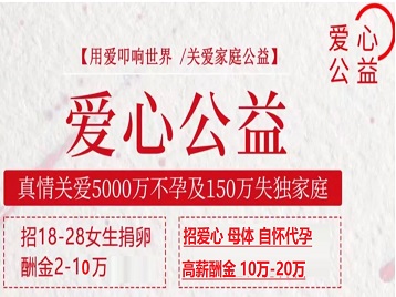 雅安捐卵助孕生子 爱心志愿者招募